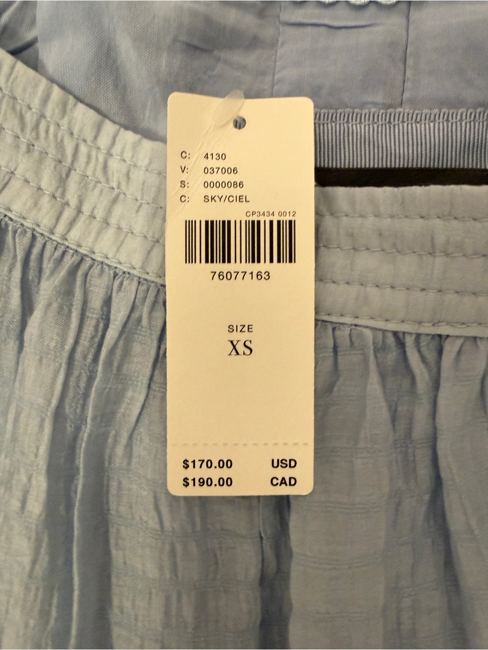Anthropologie Pale Blue Tiered Puff-Sleeve Maxi Dress - Picture 4 of 6